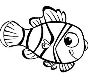 coloriage poisson davril rigolo