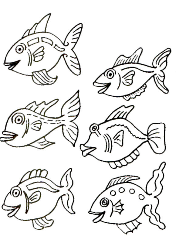 79 dessins de coloriage Poisson D avril Tfou à imprimer coloriage poisson davril tfou