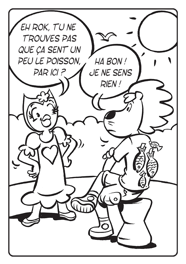 79 dessins de coloriage Poisson D avril Tfou à imprimer coloriage poisson davril tfou