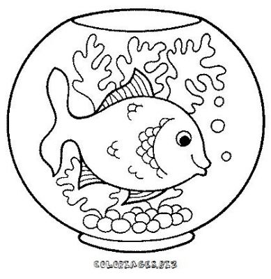 dessin poisson rouge dessin