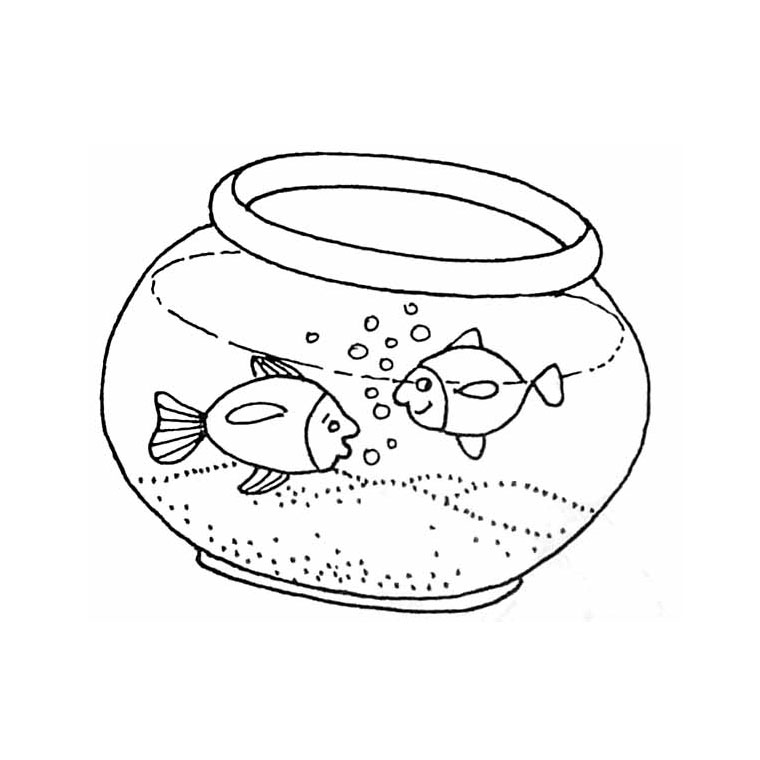 coloriage a imprimer poisson rouge