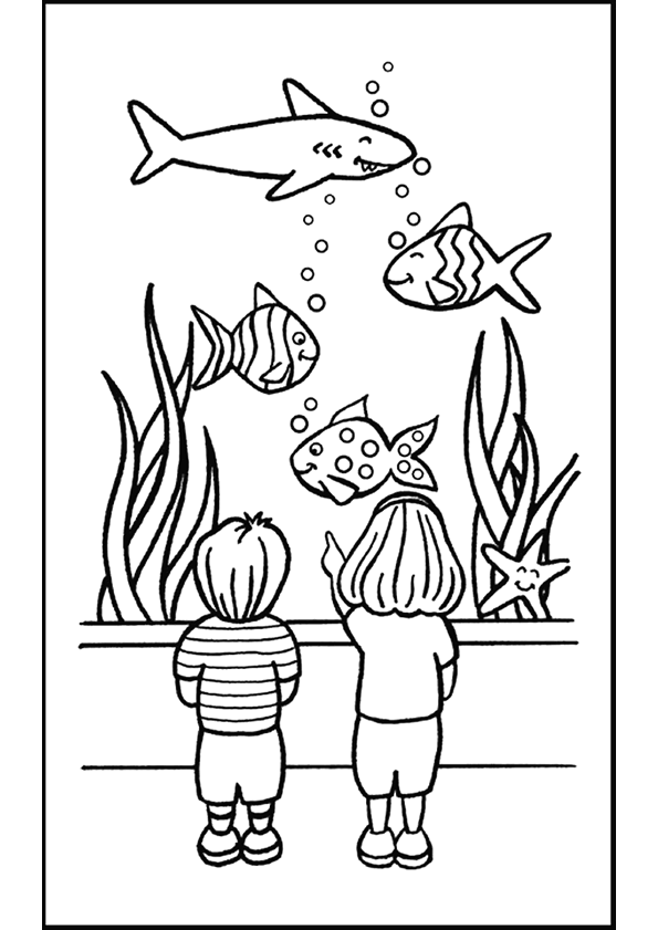 dessin poisson rouge gratuit