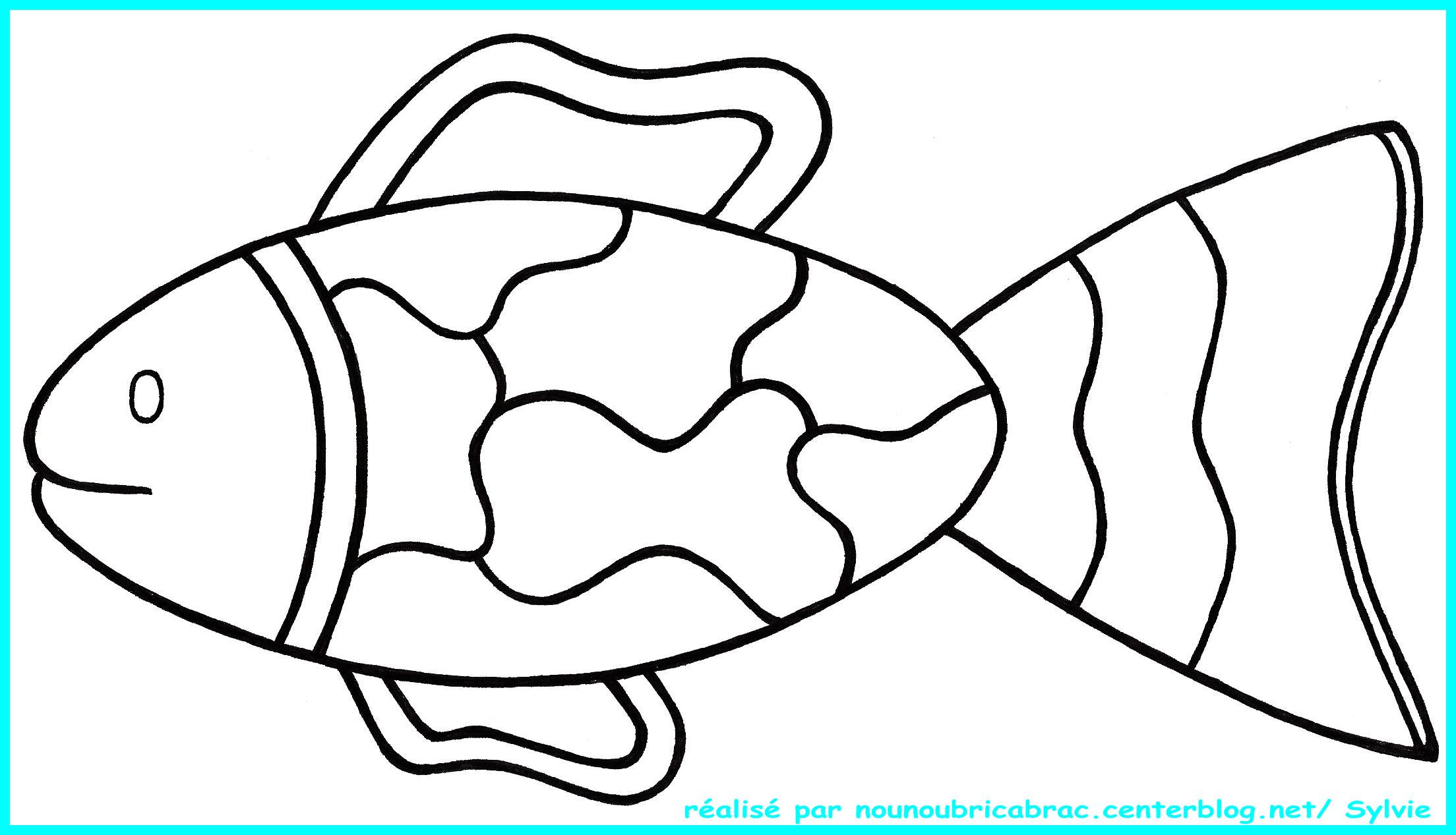 coloriage poisson