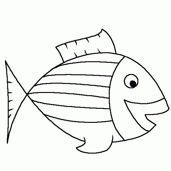 coloriage poisson prehistorique