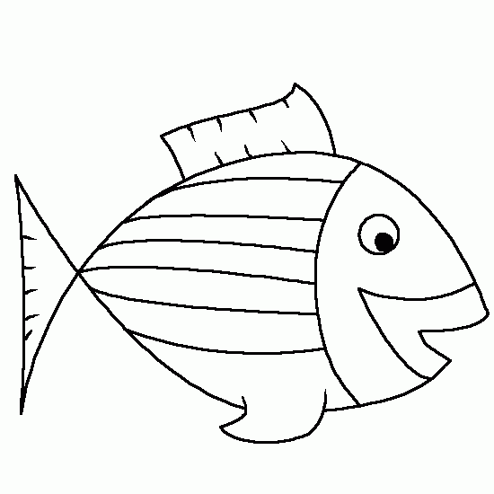 dessin poisson et aquarium