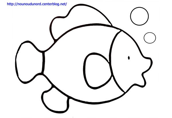 coloriage poisson aquarium