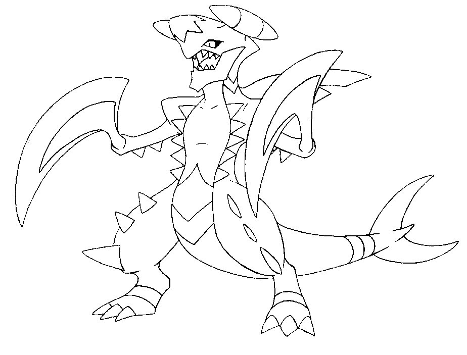 coloriage à dessiner pokemon mega evolution ex