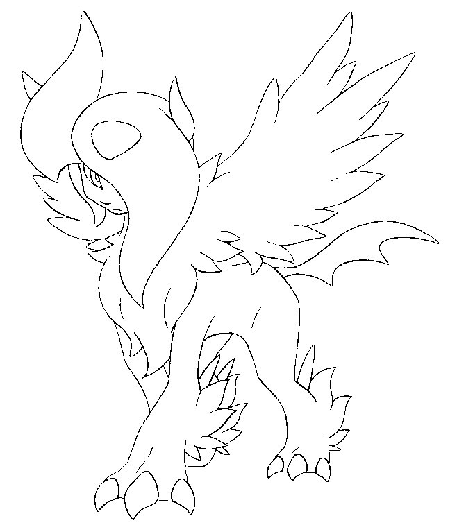 coloriage pokemon mega evolution a imprimer