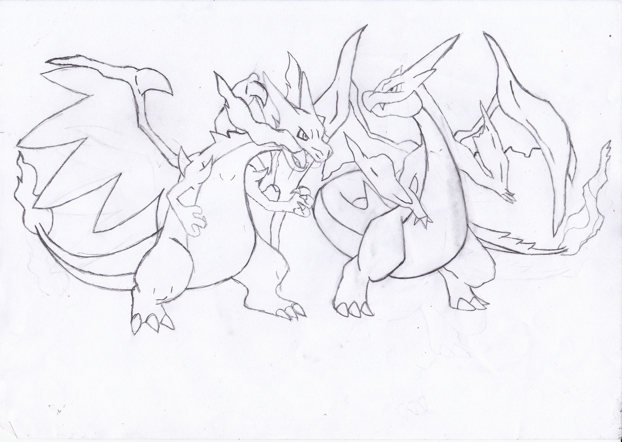 coloriage  dessiner pokemon legendaire mega evolution