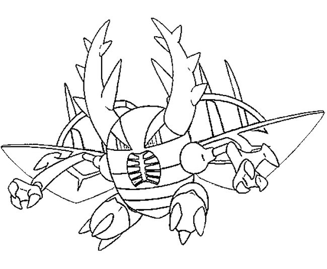 coloriage de pokemon mega evolution