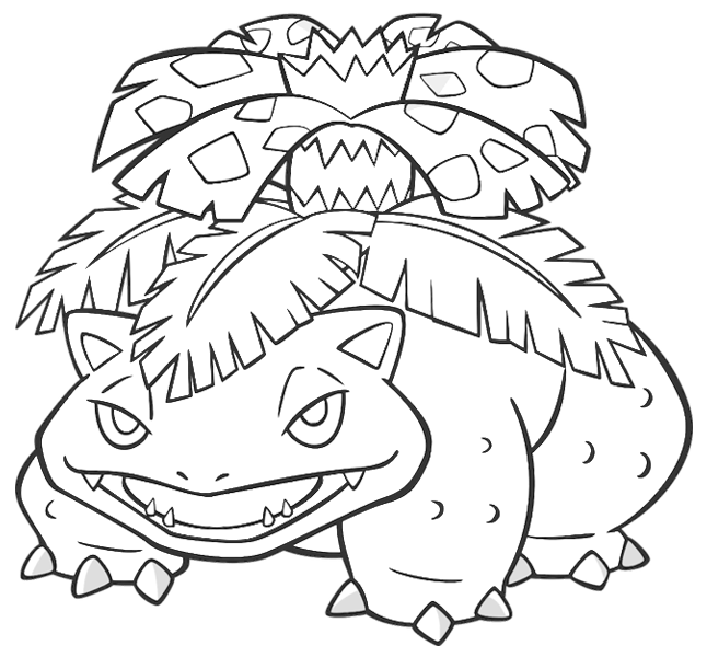 coloriage pokemon mega evolution