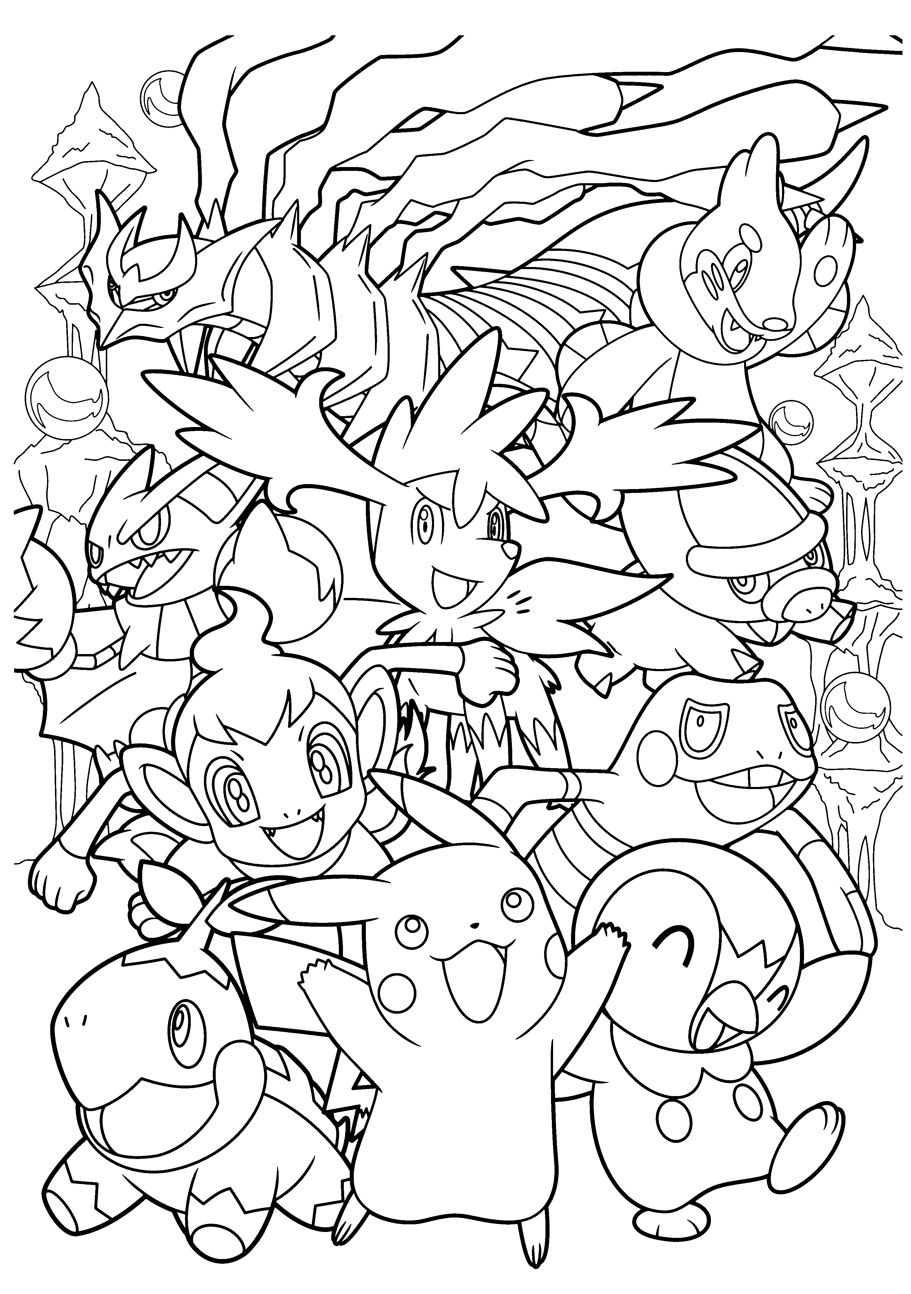 coloriage à imprimer pokemon