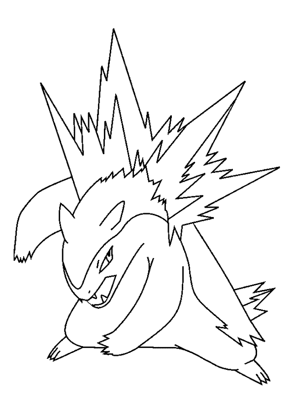 coloriage pokemon fulguris