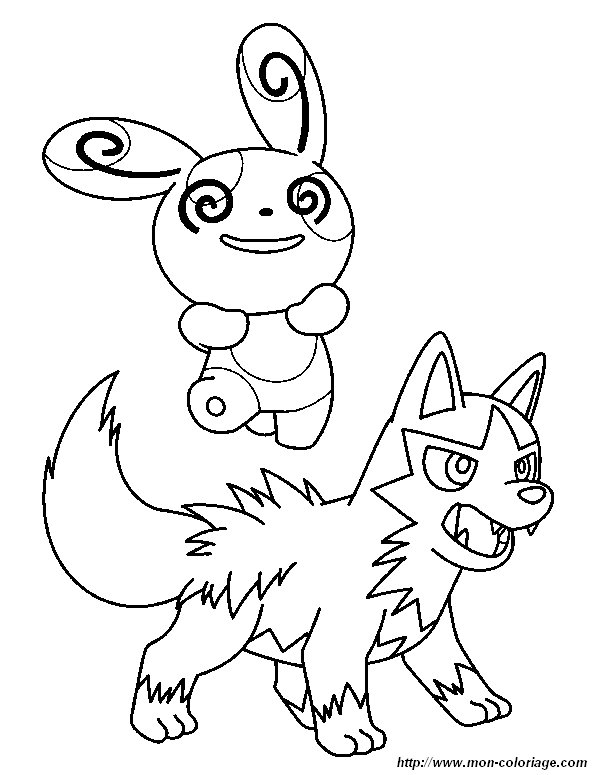 coloriage pokemon rare