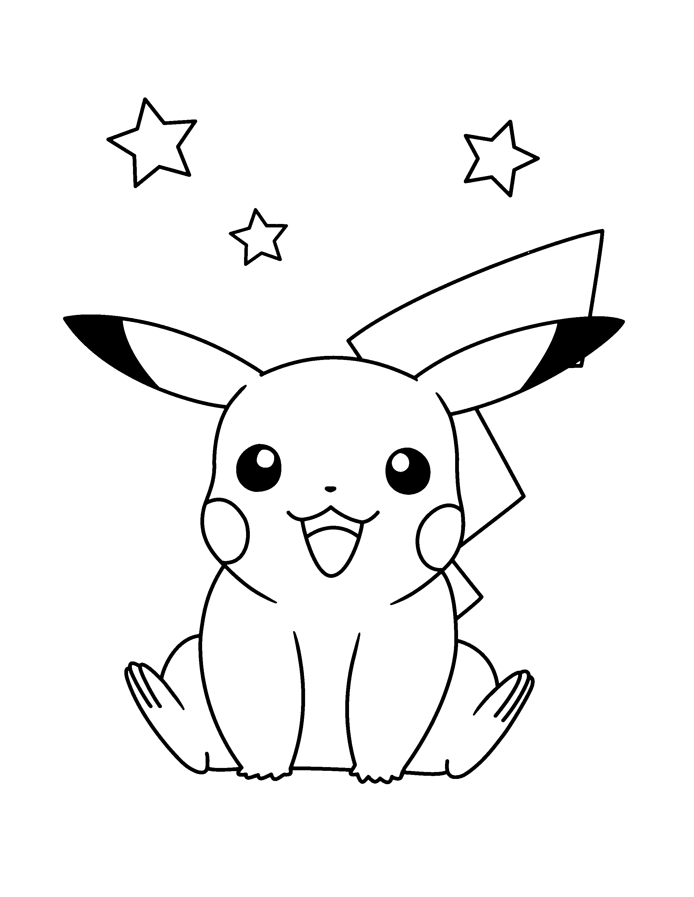 coloriage pokemon sacha et pikachu