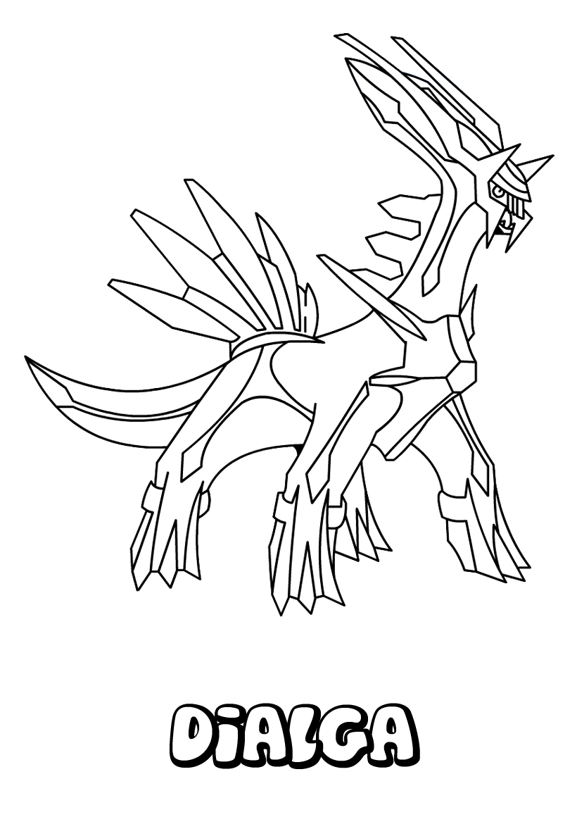 coloriage pokemon  imprimer kyurem