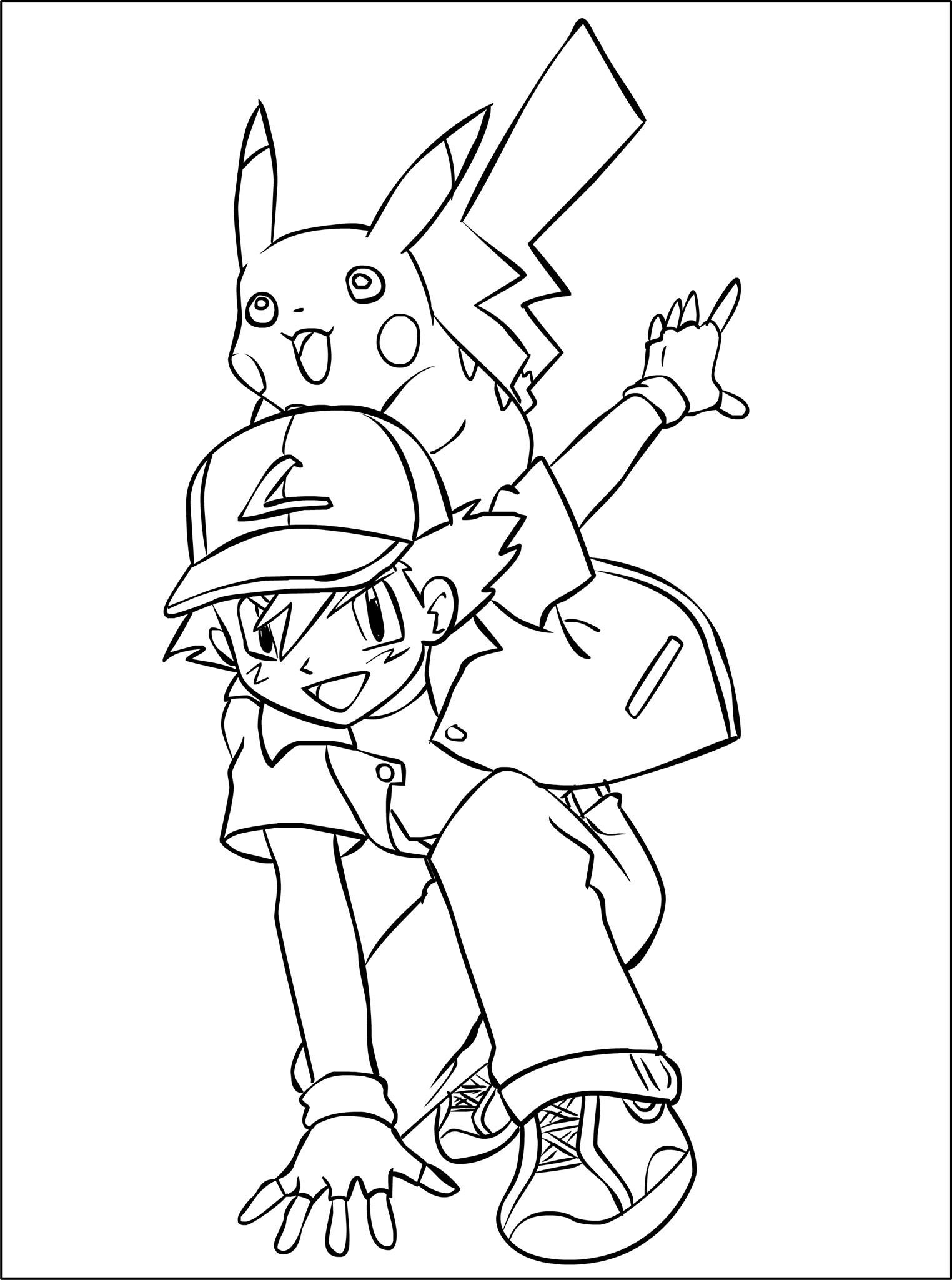 dessin  colorier en ligne gratuit pokemon