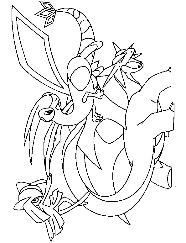 coloriage pokemon hugo l'escargot