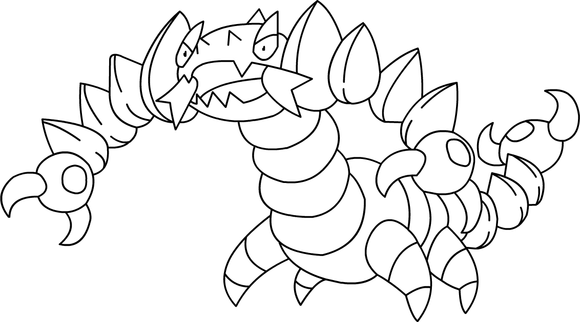 coloriage pokemon onix