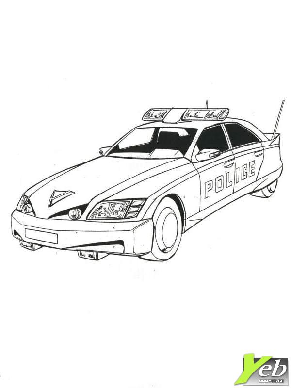 dessin 4x4 police