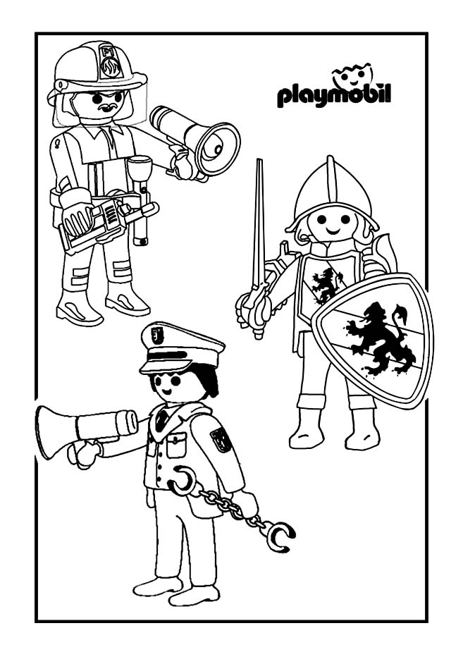 coloriage policier gratuit