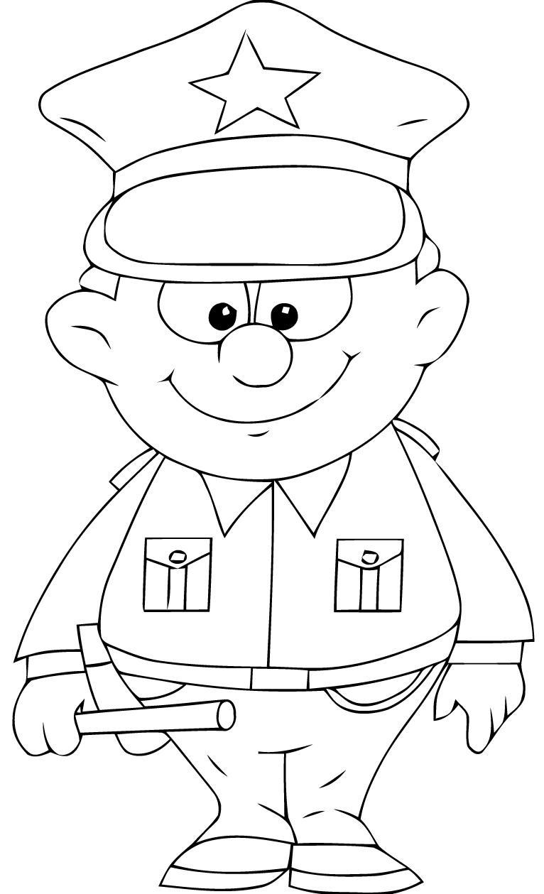 coloriage policier lego