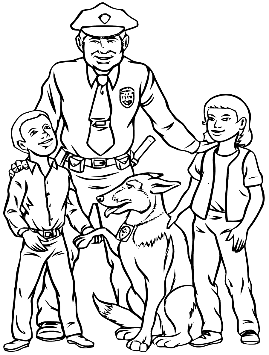 Dessin De Police Nationale Dessin De Police Nationale