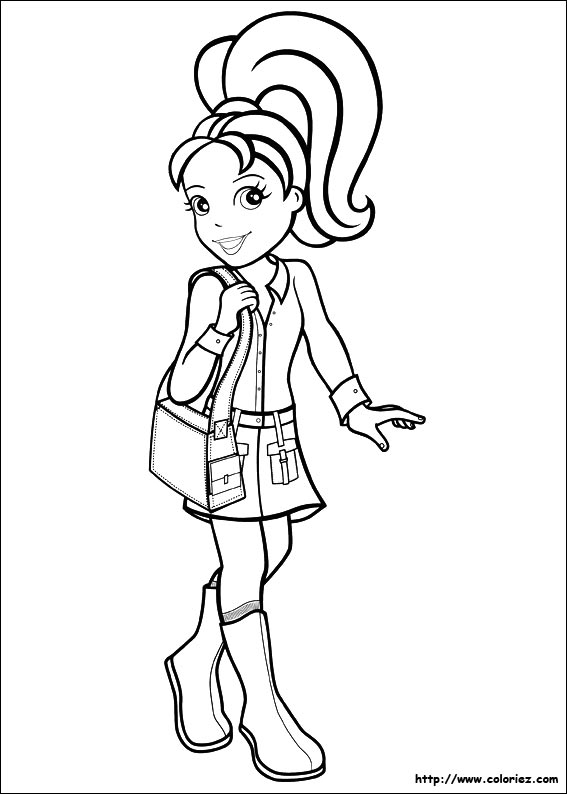 coloriage polly pocket en ligne