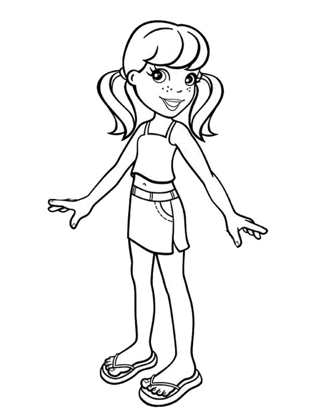 coloriage polly pocket a imprimer gratuit