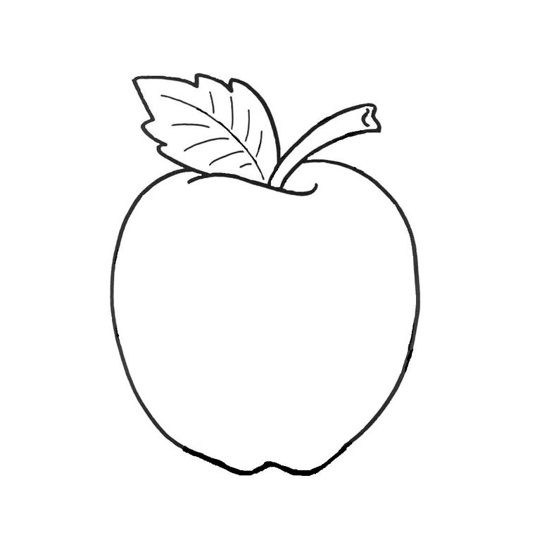 coloriage pommes panier