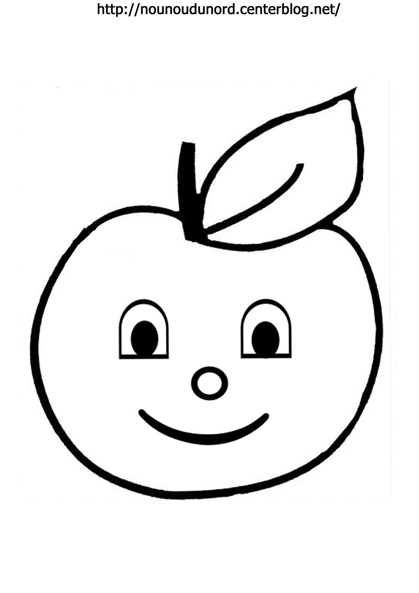 dessin pomme cannelle