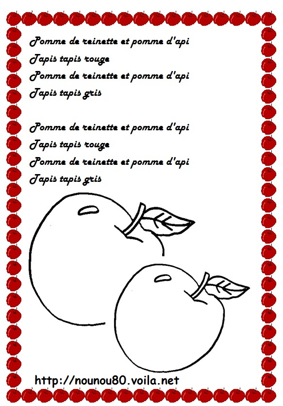 36 Dessins De Coloriage Pomme A Imprimer