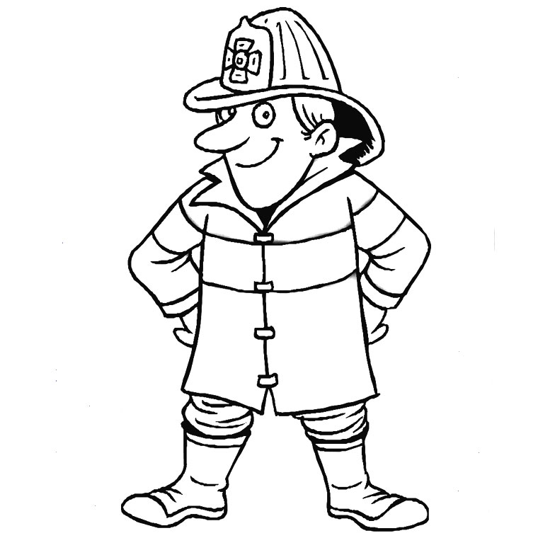 6 dessins de coloriage Pompier A Imprimer Gratuit à imprimer coloriage pompier a imprimer gratuit
