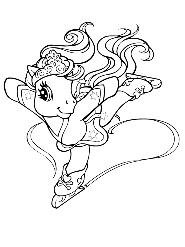dessin à imprimer little pony