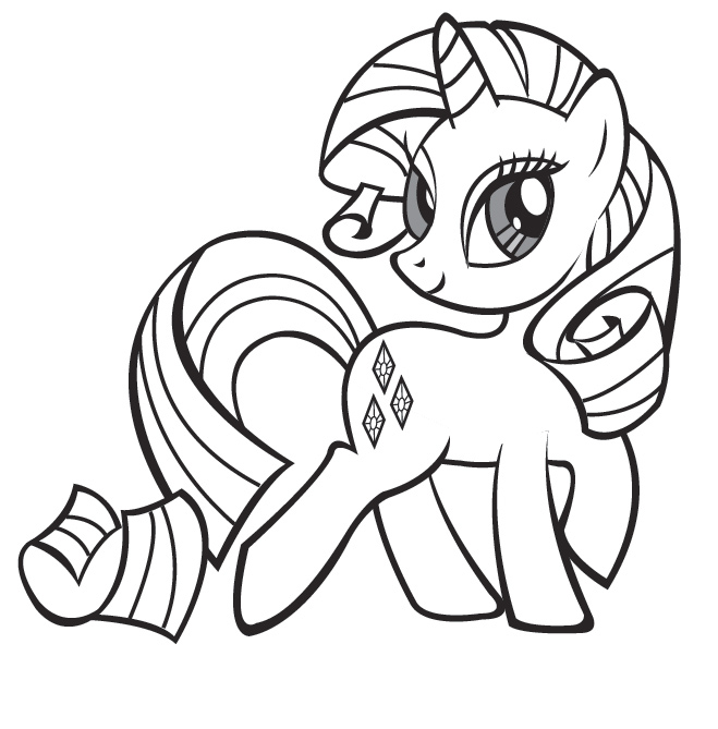 coloriage poney