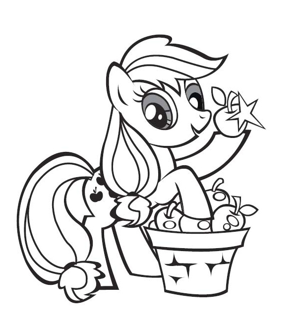 coloriage à dessiner poney pet shop