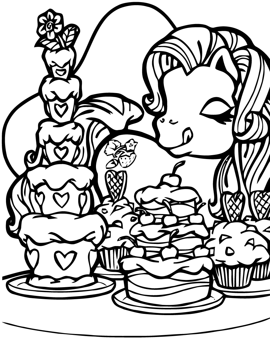 coloriage a dessiner petit poney princesse celestia