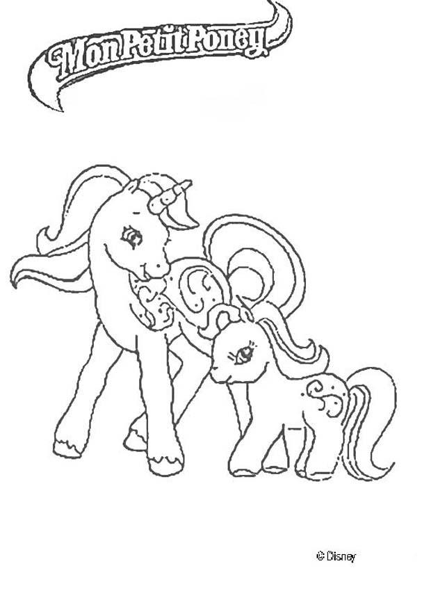 coloriage à imprimer little pony