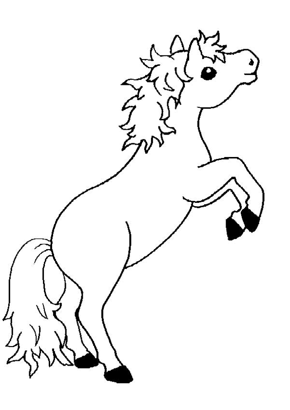 102 Dessins De Coloriage Poney à Imprimer