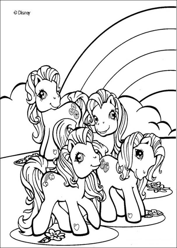 coloriage poney gratuit