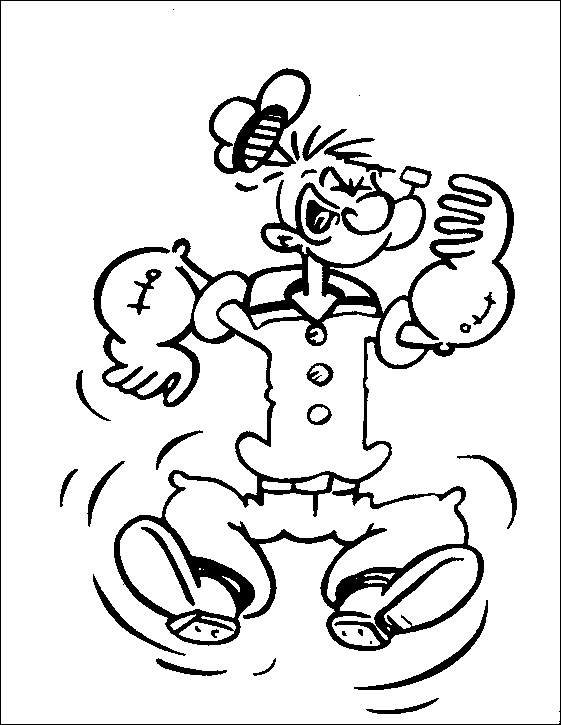 jeu dessin popeye