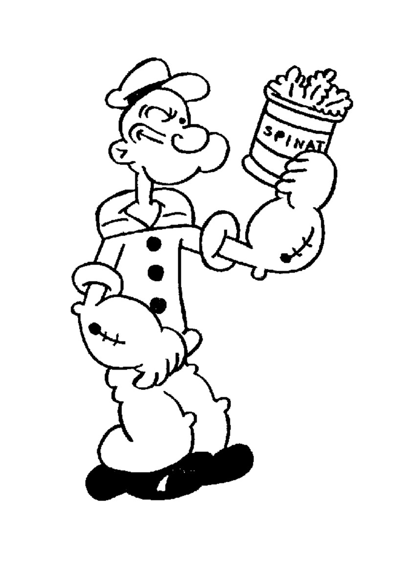 popeye dessin gratuit