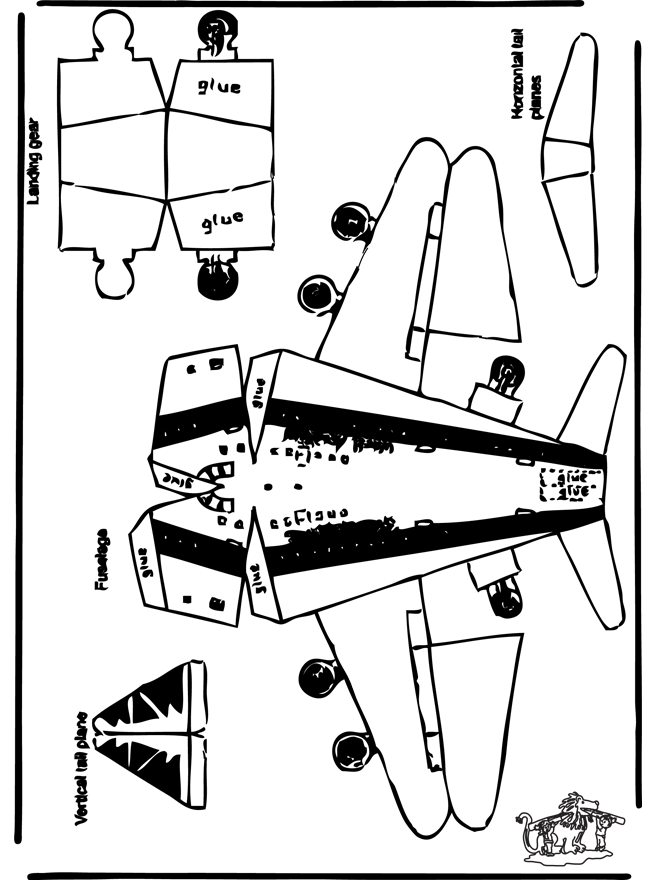 coloriage d'un porte avion