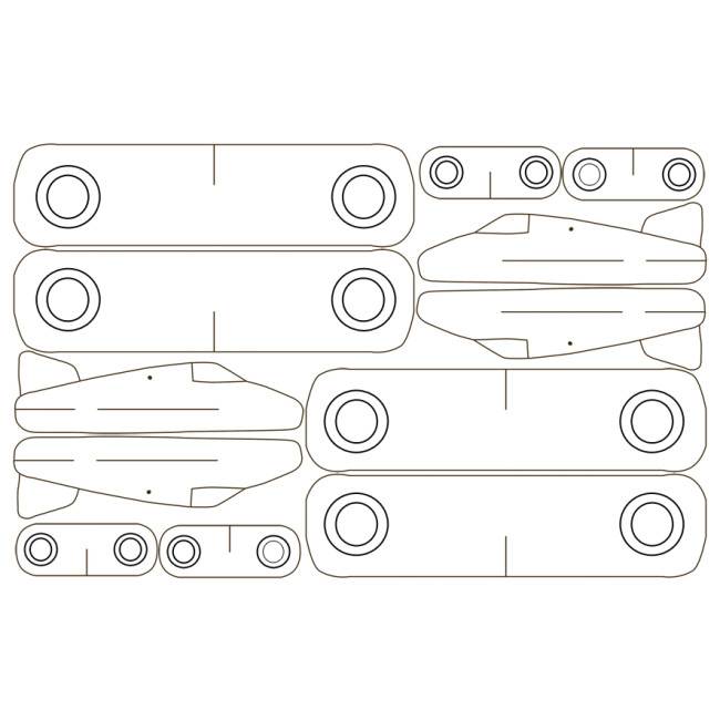 coloriage à dessiner porte avion à imprimer