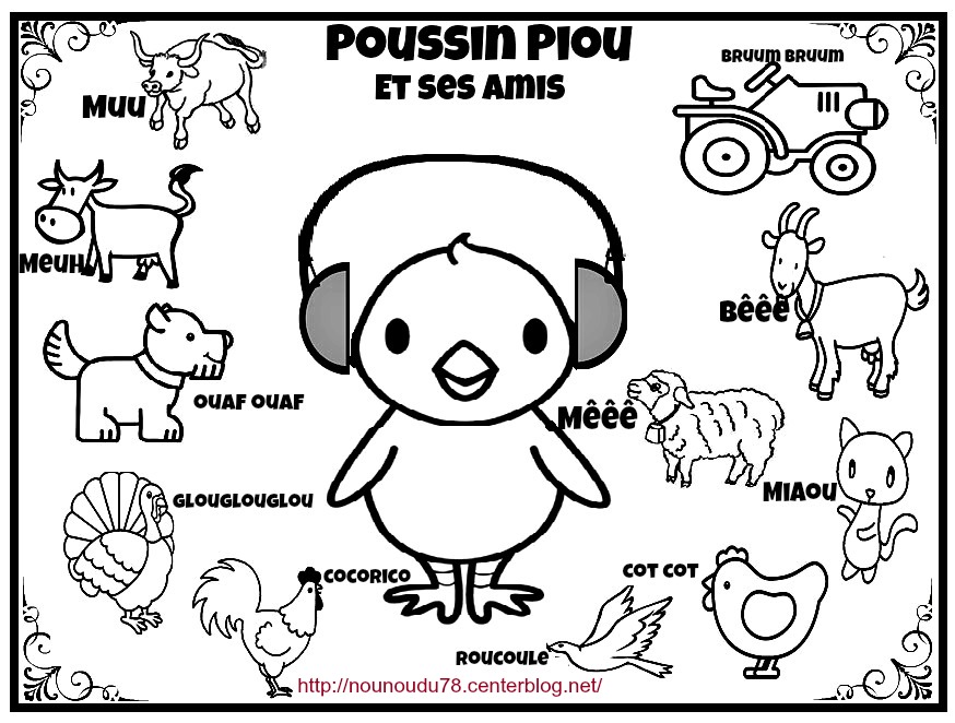 dessin poussin ponti