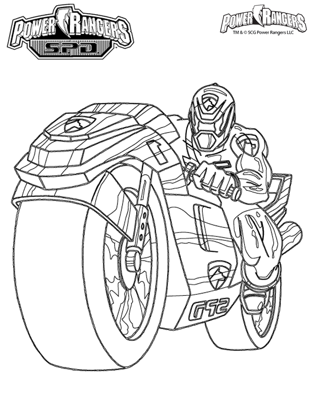 coloriage power rangers a imprimer gratuit