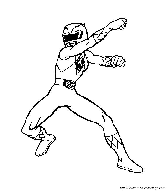 15 dessins de coloriage Power Rangers Megazord à imprimer coloriage power rangers megazord