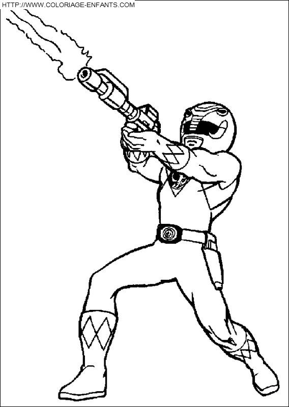 coloriage power rangers