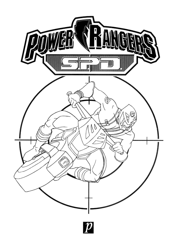 coloriage power rangers