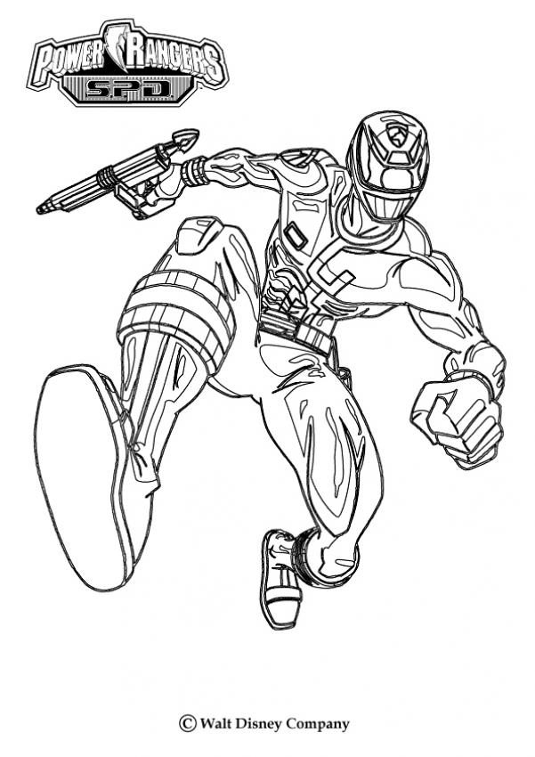 coloriage power rangers